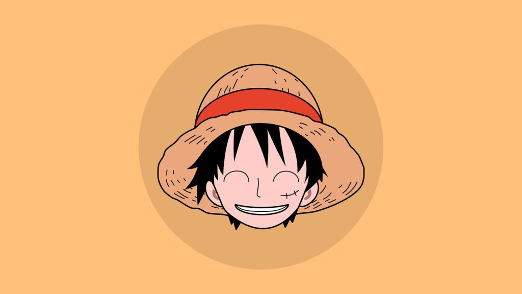 Mange Review - Der Protagonist der Manga Serie One Piece. Zu sehen ist ein lächelnder Luffy mit seinem ikonischen Strohut.